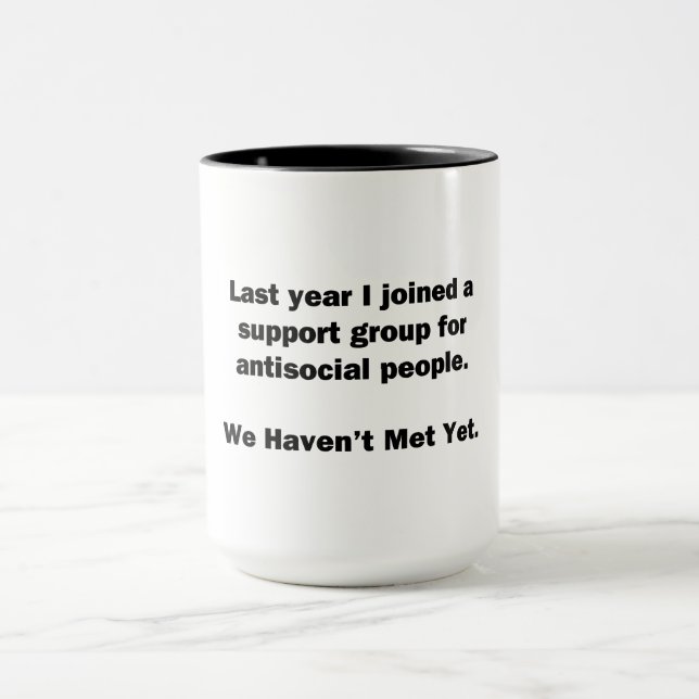 Antisocial Group Mug (Center)