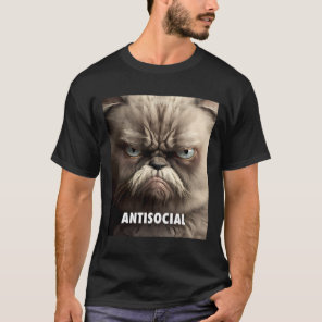 Antisocial Grumpy Cat No. 1 T-Shirt