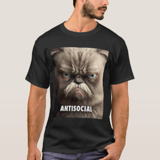 Antisocial Grumpy Cat No. 1 T-Shirt