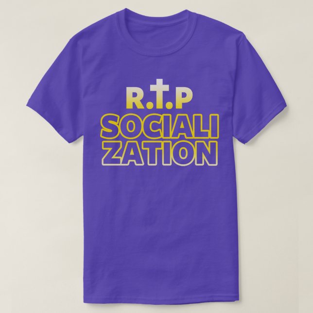 Antisocial Introverted Socially Awkward Slogan T-Shirt (Design Front)