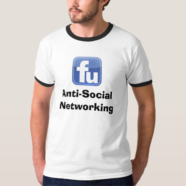 Antisocial networking T-Shirt (Front)