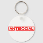 Antisocial Stamp Keychain