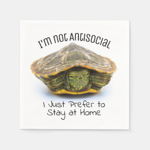 AntiSocial Turtle Napkins