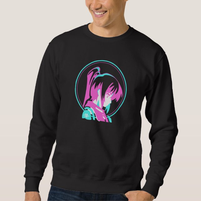 Antisocial Vapor wave clothing Japanese Aesthetic Sweatshirt (Front)