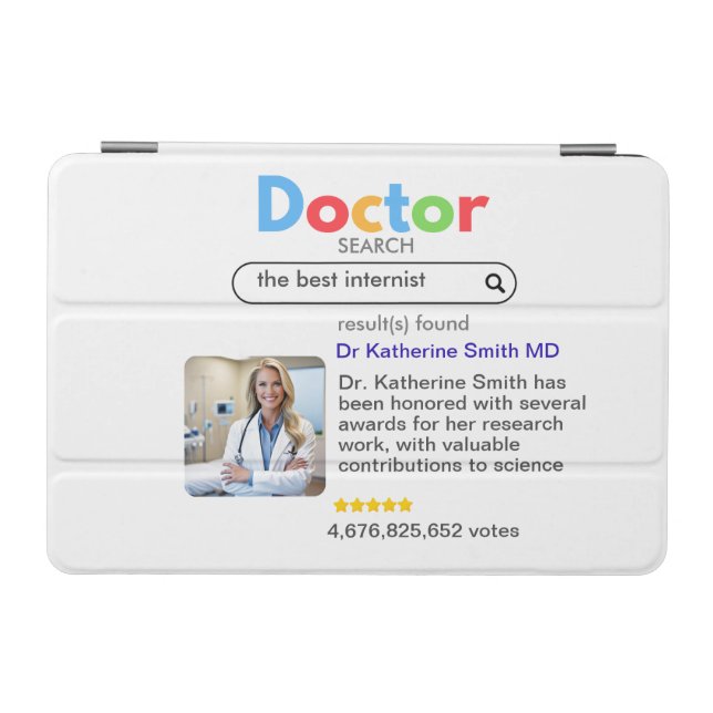 ANTISTRESS PHYSICIAN DOCTOR google INTERNIST iPad Mini Cover (Horizontal)