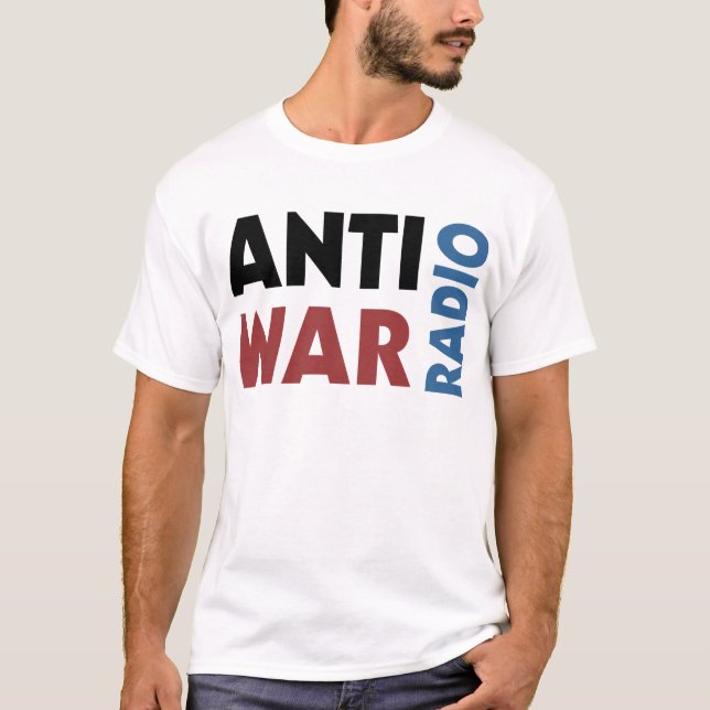 AntiWarRadioLogo T-Shirt (Front)
