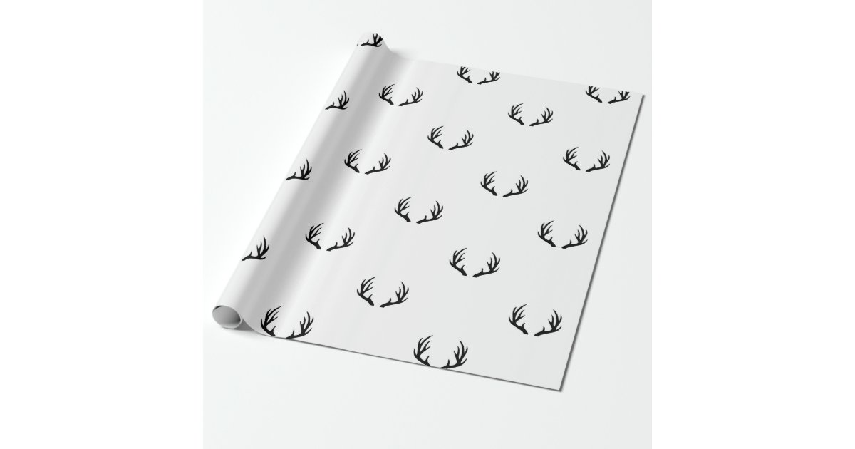 Antler Wrapping Paper | Zazzle