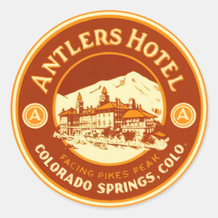AntlerHotel Classic Round Sticker