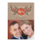 Antlers and Pine Holiday Photo Card