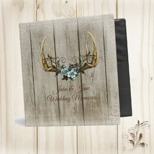 Antlers and RosesWedding Binder