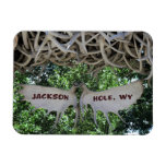 Antlers Arch Jackson Hole, Wyoming Travel  Magnet at Zazzle