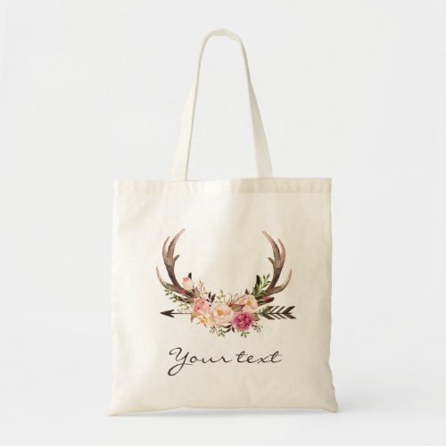 Antlers tote bag