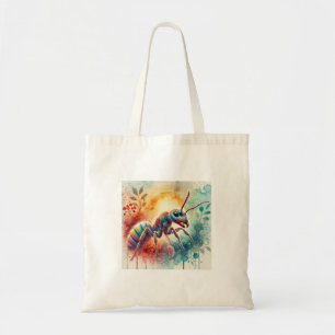 Antlion in watercolor 160724AREF217 - Watercolor Tote Bag