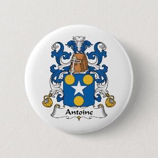 Antoine Family Crest Pinback Button