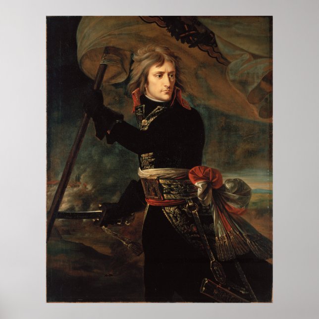 Antoine-Jean Gros Bonaparte at the pont d'Arcole Poster (Front)