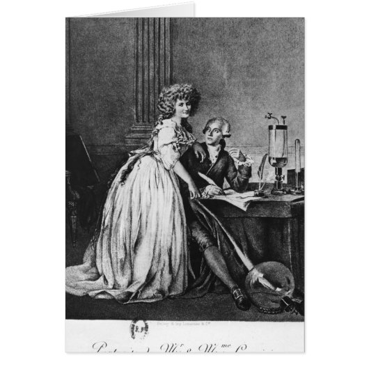 Antoine Laurent Lavoisier and his wife (Front)