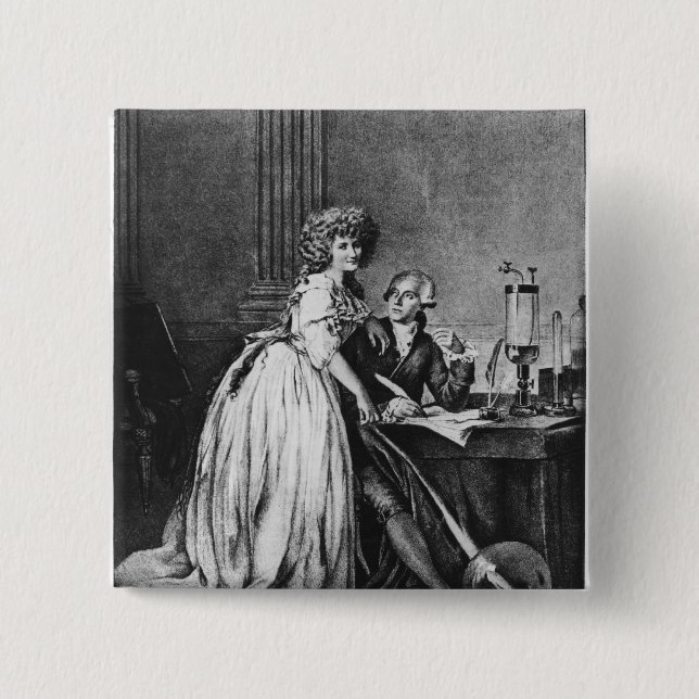 Antoine Laurent Lavoisier  and his wife Button (Front)
