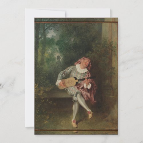 Antoine Watteau _ Mezzetin Invitation