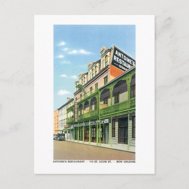 Antoine's Restaurant, New Orleans, Louisiana Postcard (Front)