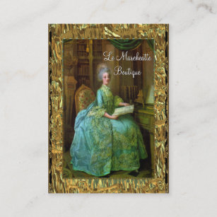 Antoinette Elegance Baroque Professional Business Card