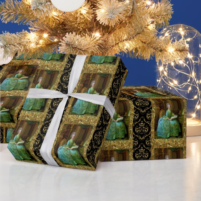 Antoinette Elegance Horizontal Wrapping Paper (Holidays)