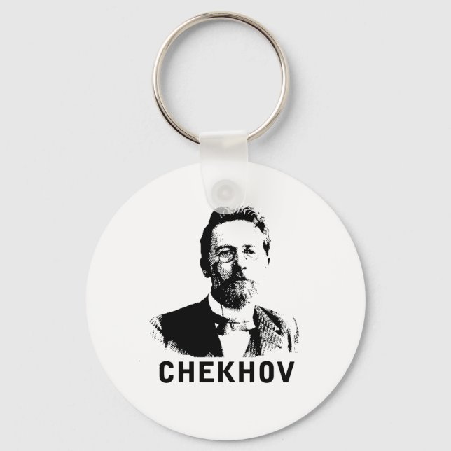 Anton Chekhov Keychain (Front)