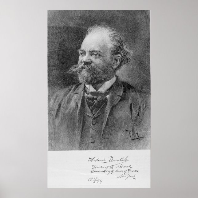 Anton Dvorak, 1894 Poster (Front)