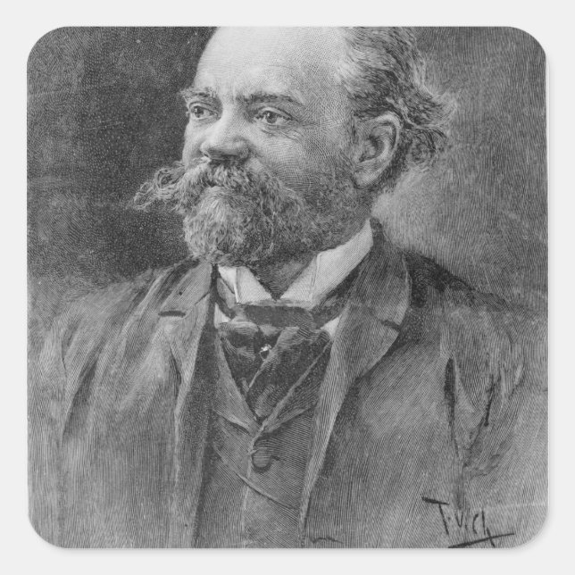 Anton Dvorak, 1894 Square Sticker (Front)