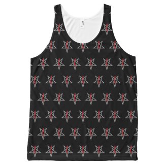 Anton LaVey Sigil (Red) All-Over-Print Tank Top
