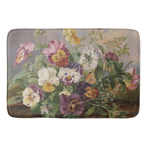 Anton Mollis Vintage Pansy Bath Mat