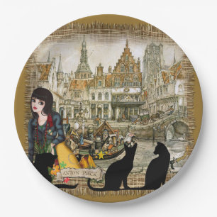 Anton Pieck - Amsterdam Paper Plates
