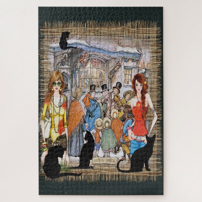 Anton Pieck Carol Singers Jigsaw Puzzle (Vertical)