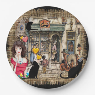 Anton Pieck - Chemist shop Paper Plates
