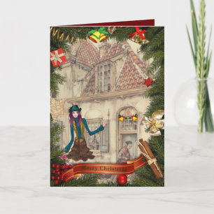 Anton Pieck Christmas Greetings Holiday Card