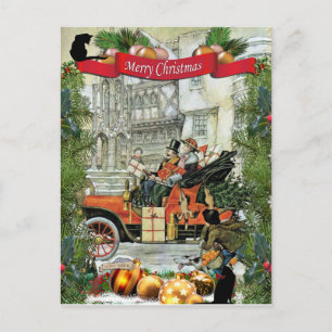 Anton Pieck "Wealthy Shoppers" Postcard