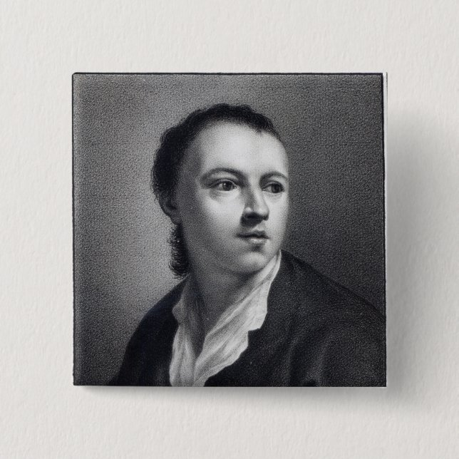 Anton Raphael Mengs, engraved by Nicolaus Mosman Pinback Button (Front)