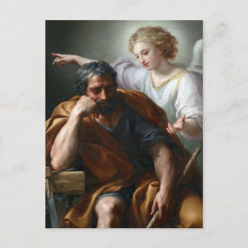 Anton Raphael Mengs The Dream of St Joseph Postcard