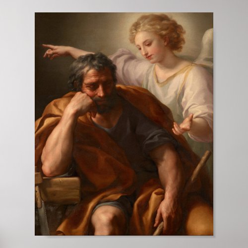 Anton Raphael Mengs The Dream Of St Joseph Poster