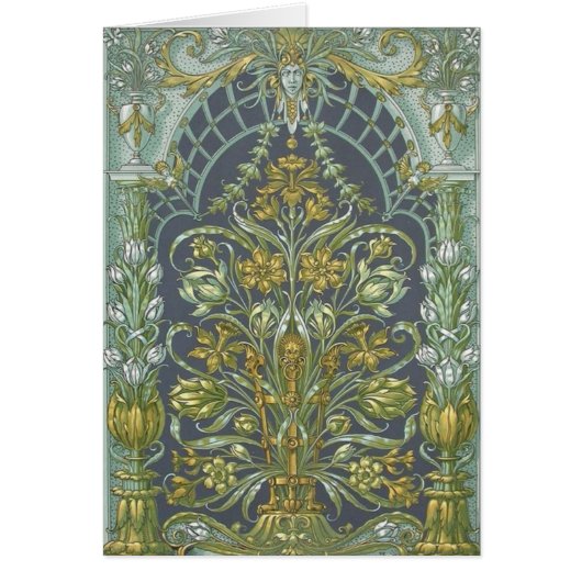 Anton Seder Art Nouveau Card (Front)