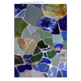 Antoni Gaudi Blue Mosaics Cards