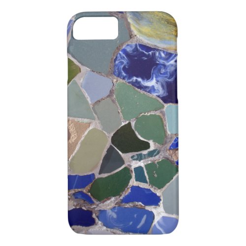 Antoni Gaudi Blue Mosaics iPhone 87 Case