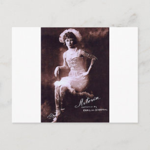 Antonia the Tattooed Lady Postcard