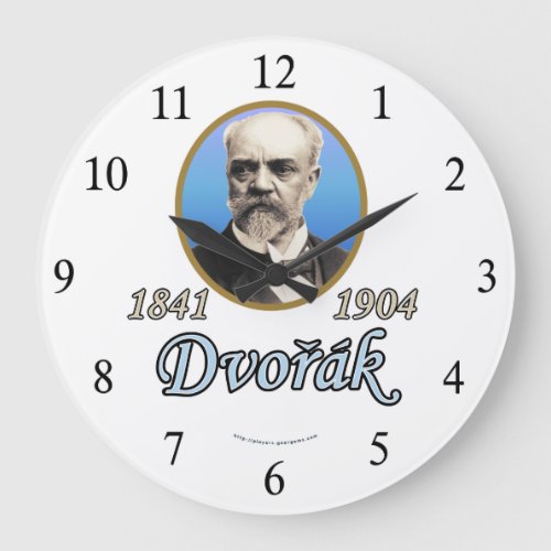 Antonin Dvorak Large Clock