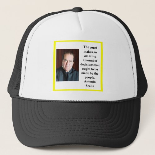 Antonin Scalia Trucker Hat