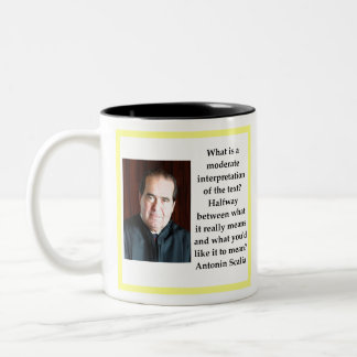 Antonin Scalia Two-Tone Coffee Mug