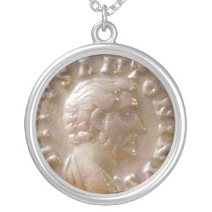 Antoninus Pius Silver Plated Necklace
