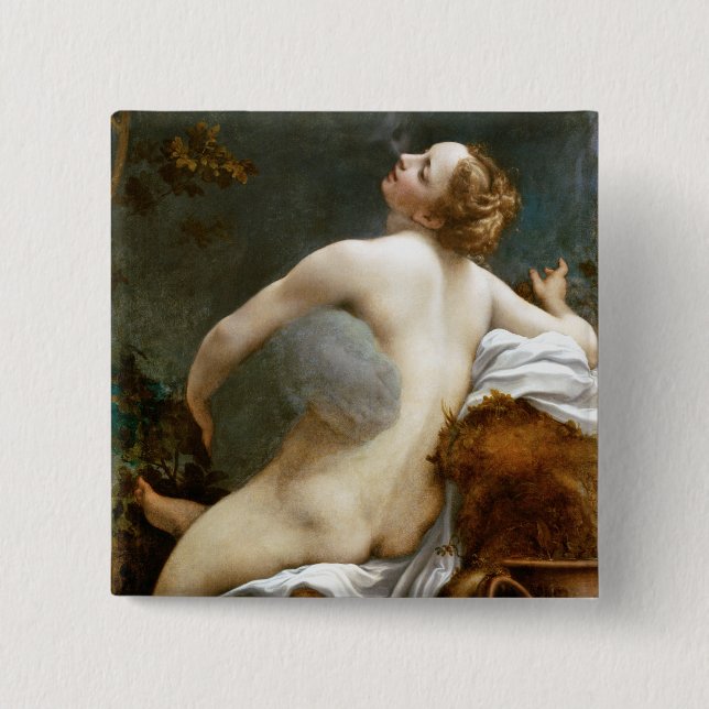 Antonio Allegri, Correggio Jupiter and Io Button (Front)