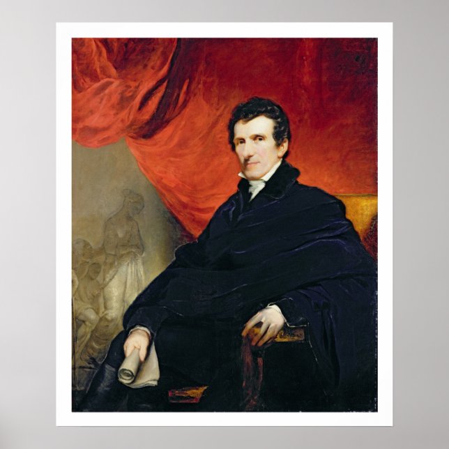 Antonio Canova (1757-1822), 1819-20 (oil on canvas Poster (Front)