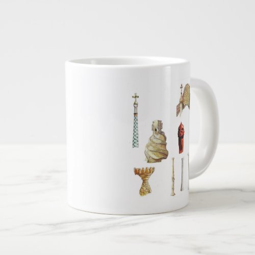 Antonio Gaudi Barcelona Spain Architectural Giant Coffee Mug