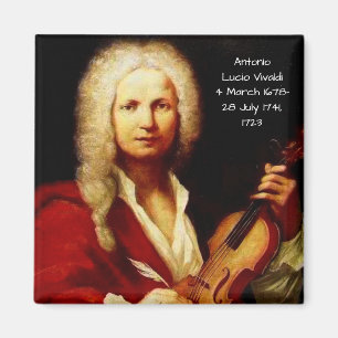 Antonio Lucio Vivaldi 1723 Magnet